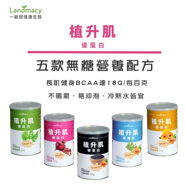 【一畝田健康生技】植升肌優蛋白(豌豆蛋白粉、純素蛋白粉)