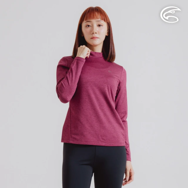 ADISI 女小U領遠紅外線彈性速乾保暖衣 AU242101