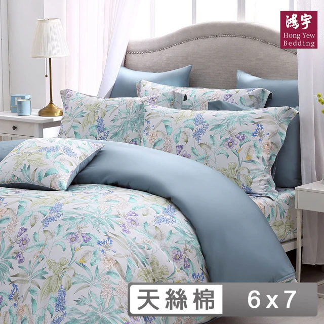 HongYew 鴻宇 300織天絲棉 薄被套-安德莉(雙人)