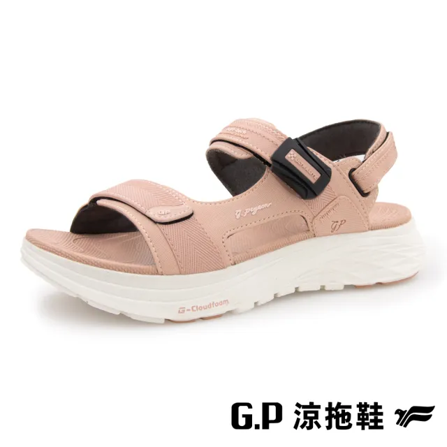 【G.P】雲端鞋-穩定系列女款輕量緩震磁扣兩用涼拖鞋G5736W-玫瑰粉(SIZE:36-39 共三色)