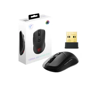 【MSI 微星】VERSA 300 W 超輕量無線電競滑鼠+迷你型 Wi-Fi 藍牙無線網卡