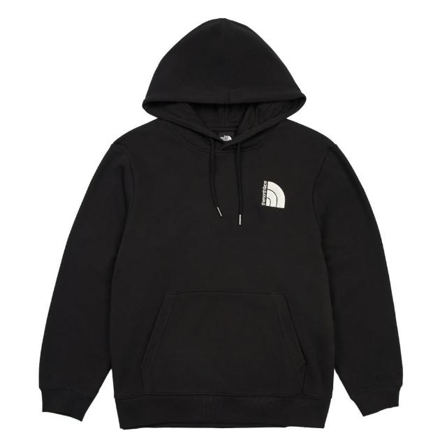 【The North Face】TNF 休閒 印花長袖帽T W RLX DS BRANDING EMB HOODIE GRAPHIC - A 女 黑(NF0A8DC4JK3)