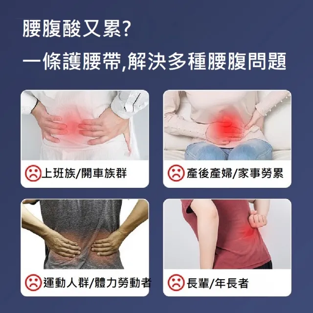 【Smart bearing 智慧魔力】新款氣囊按摩冷熱敷按摩腰帶(護腰/護宮/冷熱敷)