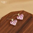 【Gulicc 古莉可】耳環 粉色 愛心(母親節 生日 飾品 耳飾 耳墜 禮物)