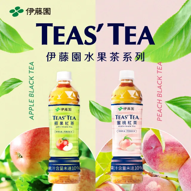 【伊藤園】TEAS TEA 蘋果紅茶535mlx24入/箱