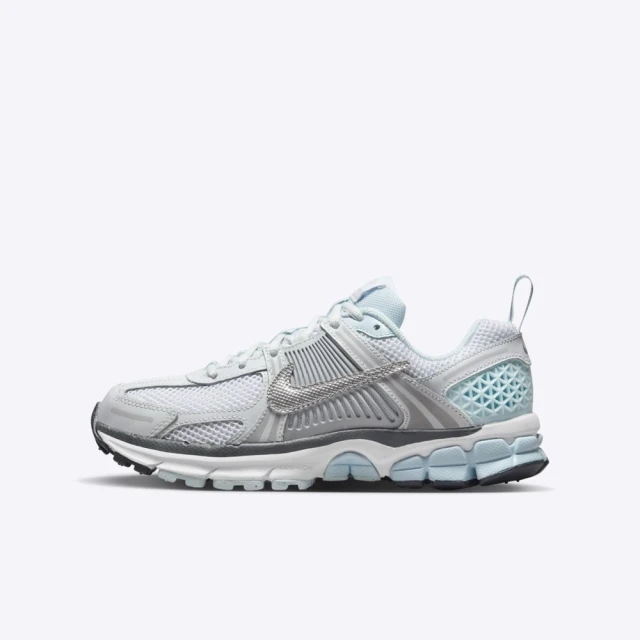 【NIKE 耐吉】Vomero 5 BG 大童 休閒鞋 運動 復古 慢跑 透氣 舒適 銀灰 淺藍(HQ3255-043)