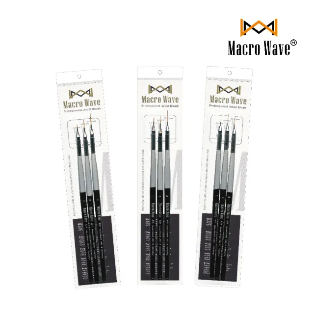 【Macro Wave 馬可威】尼龍極細線筆9支入(0.3/0.5/0.7mm)