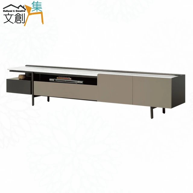 Josie 160公分三抽電視櫃 收納櫃 岩板電視櫃(收納桌