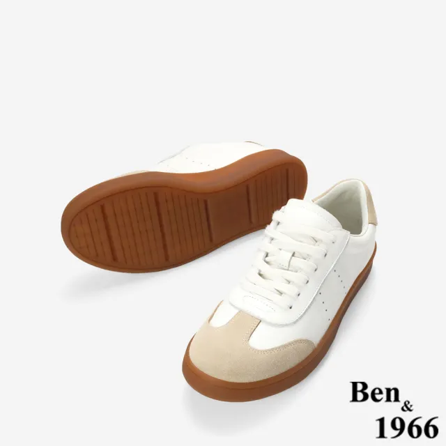【Ben&1966】Ben&1966高級頭層牛皮舒適德訓鞋-25611