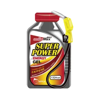 【aminoMax 邁克仕】Super Power能量戰力包ENERGY GEL爆發型-蘋果口味 32ml*10包(能量包)