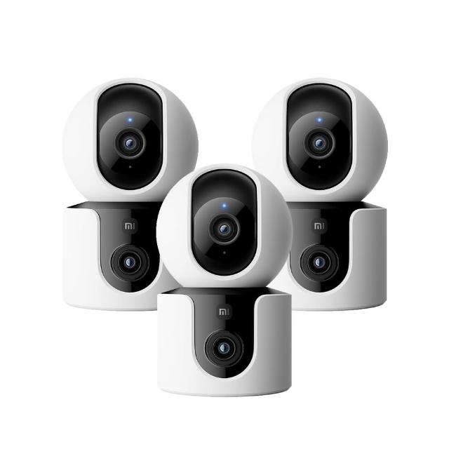 (三入組)【小米】官方旗艦館  智慧攝影機 C300 雙攝版