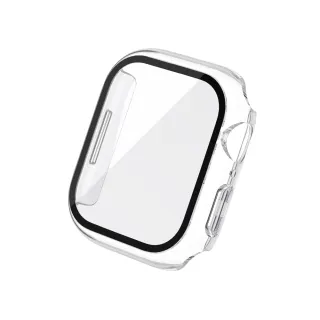 【General】Apple Watch 保護殼 SE2 / SE 簡約輕薄防撞防摔 鋼化玻璃二合一 手錶保護殼(冰川透)
