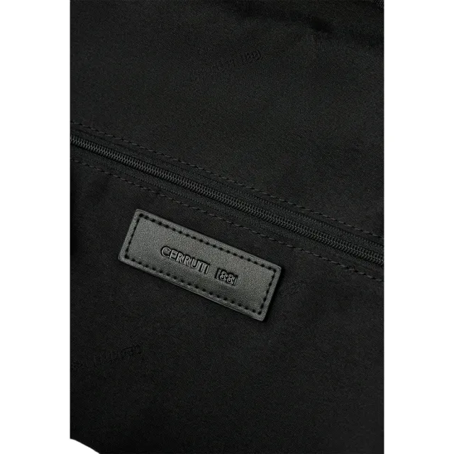 【Cerruti 1881】限量2折 義大利原裝進口 頂級小牛皮後背包 全新專櫃展示品(黑色 CEZA06413M)