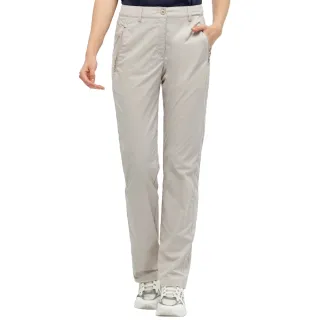 【Jack wolfskin 飛狼】女 時尚修身快乾彈性休閒長褲 登山褲(米卡)