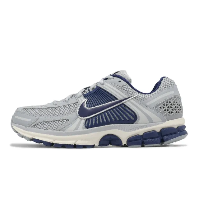 【NIKE 耐吉】休閒鞋 Zoom Vomero 5 Yankees 男鞋 女鞋 灰 藍 洋基藍 復古 運動鞋(FB9149-003)