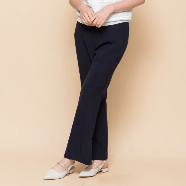 【perng yuh 芃諭名品】優雅詮釋 小開衩 輕彈 直筒褲(2025 SS Collection|4A春夏新品上市)