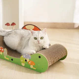 【喵仙兒】蘑菇谷造型貓抓板(貓抓板 貓玩具 貓窩)