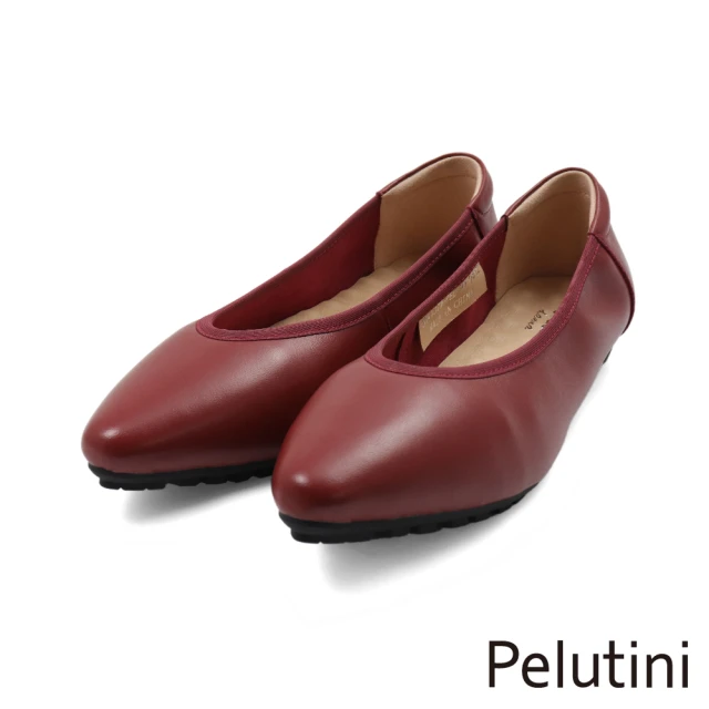 GDC 大C釦飾軟底方頭平底娃娃鞋-黑(424780-00)