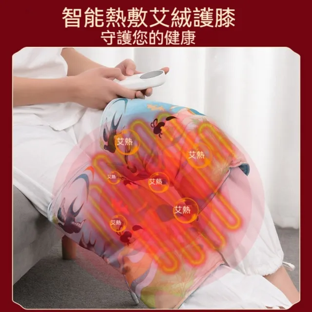 【楠陽艾】9檔調節-智能定時草本熱敷護膝(發熱墊 可☆☆☆膝 ☆敷☆ 艾絨熱敷 艾灸墊)