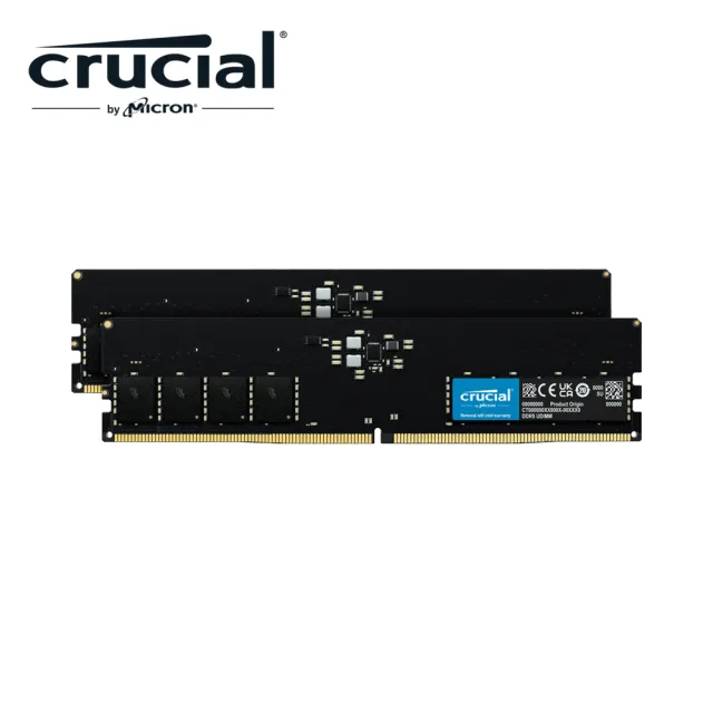 美品64GB Crucial DDR5-5600 32G×2Micron高信頼 Crucial 64GB (2 x 32GB) DDR5-5600/PC5-44800 SDRAM - 5600 MHz