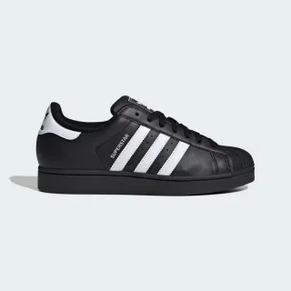 【adidas 愛迪達】SUPERSTAR II 運動休閒鞋(JI0079 男鞋/女鞋 ORIGINALS復古休閒鞋 貝殼鞋 經典黑)