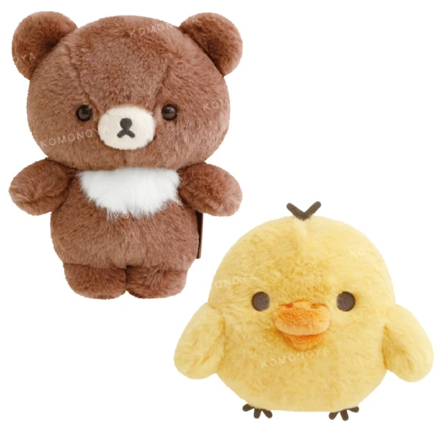 小禮堂 San-X 小黃雞 蜜茶熊 迷你絨毛玩偶(平輸品)優