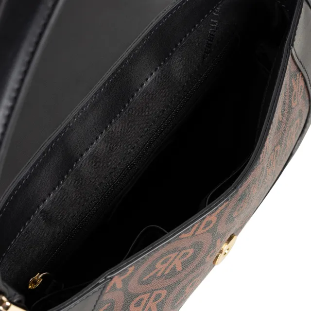 【Cerruti 1881】限量2折 義大利原裝進口 頂級小牛皮手提包/肩背包 CEBA05637M 全新專櫃展示品(黑色)