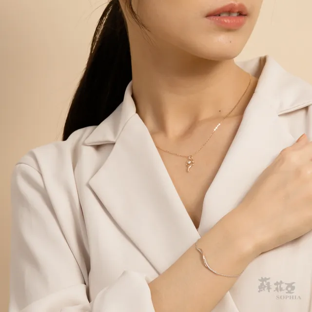 【蘇菲亞珠寶】14K金 SWEET HEART 系列 鑽石項鍊