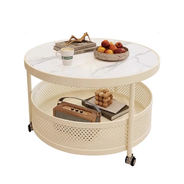 文創集 華森1.8尺圓盤升降小茶几優惠推薦