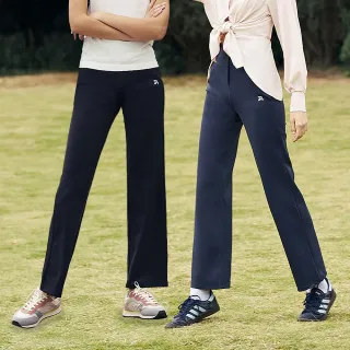 【YUANDONGLI 元動力】太空棉西裝版寬直筒褲(兩色；S-L；4251446802)