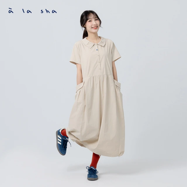 初色 日系圓領長袖假兩件針織上衣女上衣-共2色-39974(