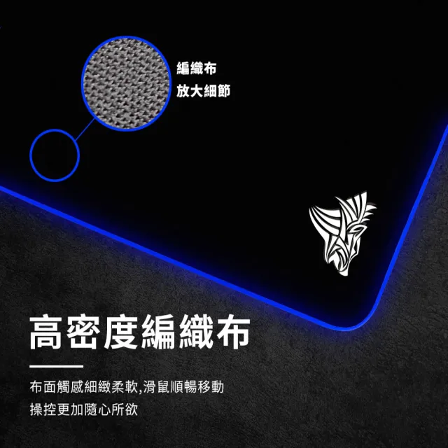 【PC Park】XL-02RGB dominion RGB電競滑鼠墊(大尺寸滑鼠墊)