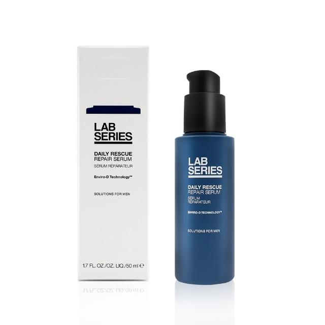 LAB雅男士 活顏修護極究精華 LAB Series 雅男士 活顏修護極究精華 50ml 是一款專為成人設計的高階保濕修護精華液,適用於臉部與眼部。其乳狀質地輕盈易吸收,能深入肌膚修復損傷,強化保濕力,改善肌膚乾燥與不均勻問題,適合各種膚質使用,是日常保養的必備品。