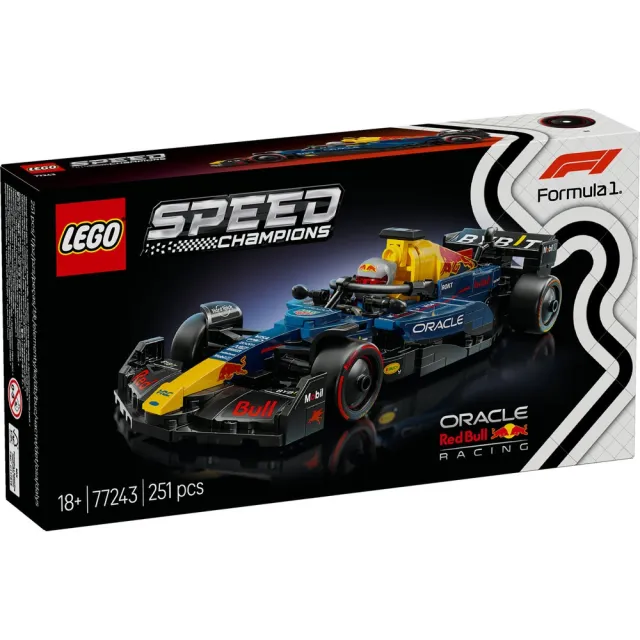 【LEGO 樂高】極速賽車系列 77243 Oracle Red Bull Racing RB20 F1賽車(一級方程式 居家擺設 跑車模型)