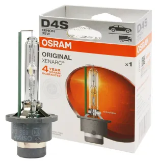 【Osram 歐司朗】D4S 原廠HID汽車燈泡 4300K(公司貨 / 保固四年《送 修容組》)