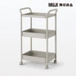 【MUJI 無印良品】鋼製推車/約寬49.5x深32.5x高80cm(共3色)