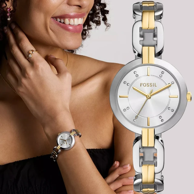 NATURALLY JOJO 羅馬數字 菱格紋晶鑽 陶瓷腕錶