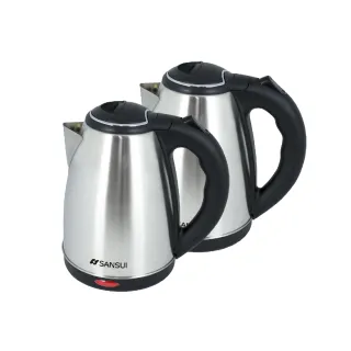 【SANSUI 山水】超值2入組-1.8L大容量304不銹鋼電茶壺(SWB-20)