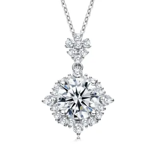 【鉅曜】18K金 GIA 3克拉 逐夢精靈鑽石墜鍊 (培育鑽石)