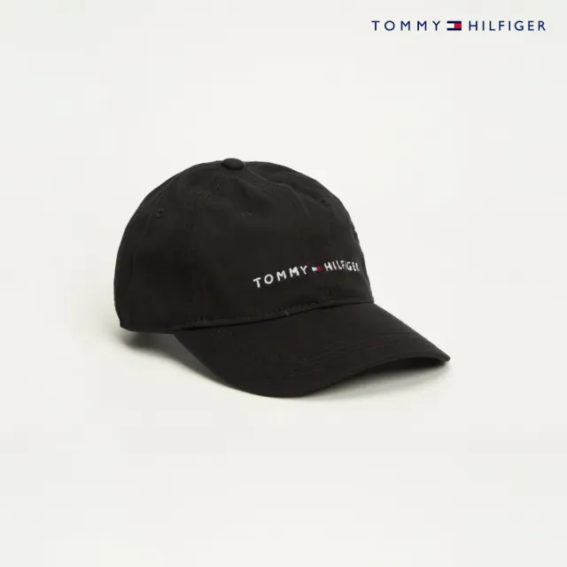 【TOMMY HILFIGER】官方旗艦館 Core Hilfiger 棒球帽_黑色