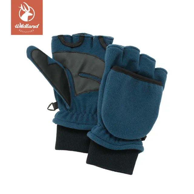 【Wildland 荒野】防風保暖翻蓋手套1雙 中性 W2012 共11色(防風手套 保暖手套 防寒手套 半指手套)