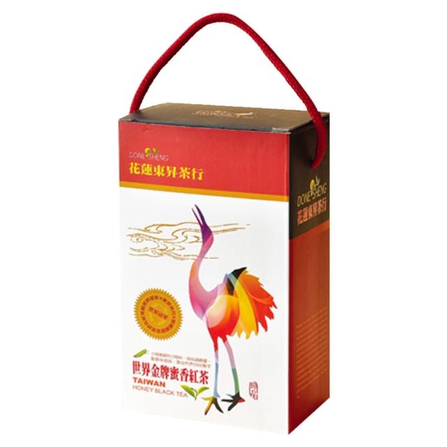 【農會】花蓮瑞穗東昇茶行-世界冠軍蜜香紅茶禮盒X1盒(4g-30包-盒. 袋茶) 伴手禮