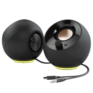 【Creative】Pebble SE USB RGB 桌上型喇叭(黑)