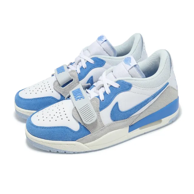 【NIKE 耐吉】休閒鞋 Air Jordan Legacy 312 Low 白 藍 喬丹 復古 低筒 爆裂紋(CD7069-141)