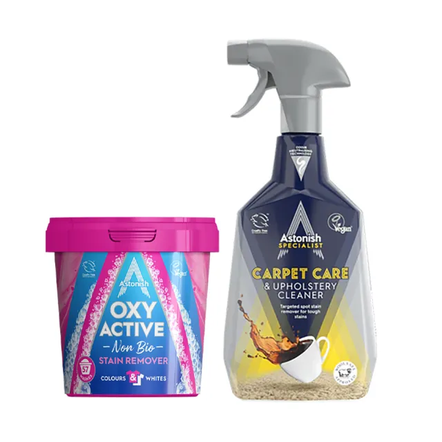 【Astonish 英國潔】速效衣物潔淨雙星組-A