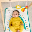 【Fisher price 費雪】木製彩虹寶寶健身器(寶寶安撫/嬰兒玩具/彌月禮/新生兒)