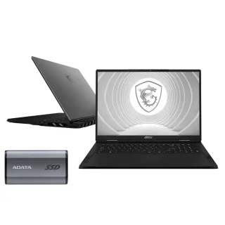 500G外接硬碟★【MSI】16吋i9 RTX4060-8G 創作者筆電(Creator M16 HX/i9-14900HX/32G/1TB SSD/W11P/055TW)