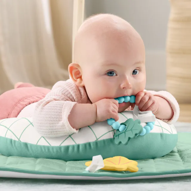 【Fisher price 費雪】木製叢林寶寶健身器(寶寶安撫/嬰兒玩具/彌月禮/新生兒)