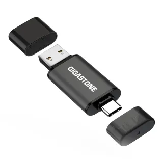 【GIGASTONE 立達】128GB USB3.2 Gen1 Type-C雙介面隨身碟UAC-4400GY(iPhone16/Mac/Android/筆電)