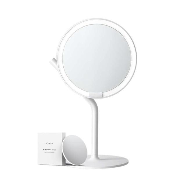 【AMIRO】Mate S 系列LED高清日光化妝鏡 - 白色